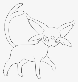 Umbreon Drawing At Getdrawings - Pokemon Coloring Pages Eevee Evolutions Espeon, HD Png Download, Free Download