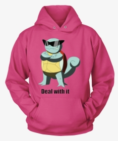 Pokemon Squirtle Deal With It Hoodie - Shirt, HD Png Download, Free Download