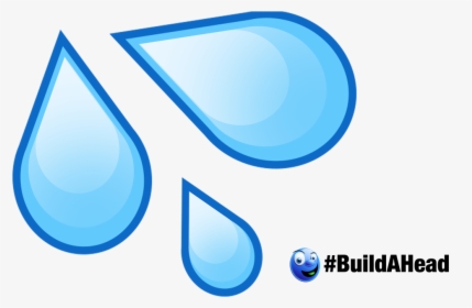 Water Splash Emoji Png Water Drop Emoji - Small Cartoon Water Drop, Transparent Png, Free Download