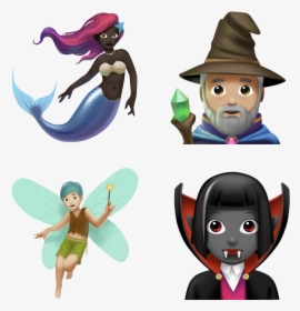 Apple Mermaid Emoji - Gender Neutral Emoji Apple, HD Png Download, Free Download
