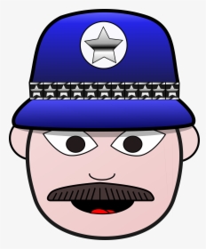 Police Man 2 Clip Arts - Police Woman Face Image Clipart, HD Png Download, Free Download