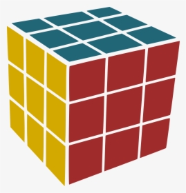 Rubik"s Simple Clip Arts - Cubo Rubik Vector Png, Transparent Png, Free Download