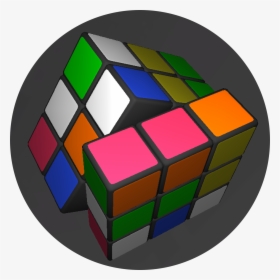 Rubik"s Cube V1 - Rubiks Cube Icon Png, Transparent Png, Free Download