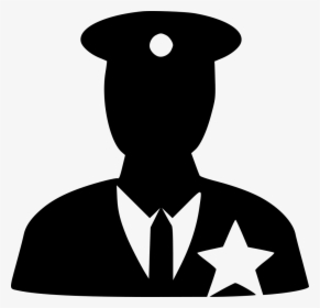 Police Officer - Pictogram Security Guard Png, Transparent Png, Free Download