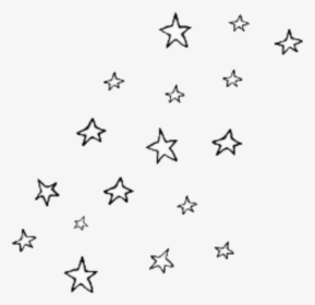 Star Png Tumblr - Black And White Star Stickers, Transparent Png, Free Download