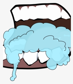 Mouth Foaming 1 Clip Arts - Mouth Eating Clipart, HD Png Download, Free Download