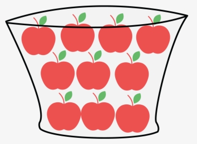 Clipart Apple Bucket - Ten Apples Clipart, HD Png Download, Free Download