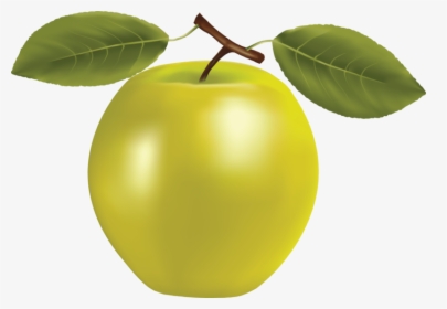 Yellow-apples - Fruit Icon Realistic, HD Png Download, Free Download
