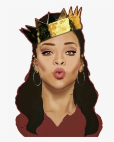 Headpiece - Rihanna Laptop Stickers, HD Png Download, Free Download