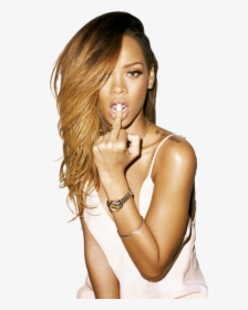 Clipart Images - Rihanna Showing Middle Finger, HD Png Download, Free Download