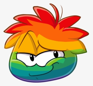 Sam 🌌 On Twitter - Transparent Rainbow Puffle, HD Png Download, Free Download