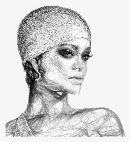 Rihanna Sketch T, HD Png Download, Free Download