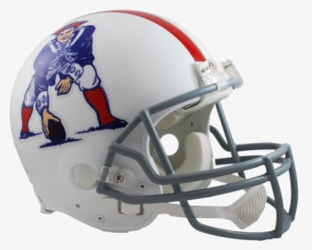 New England Patriots Authentic Full Size Throwback - Patriots Throwback Helmet, HD Png Download, Free Download