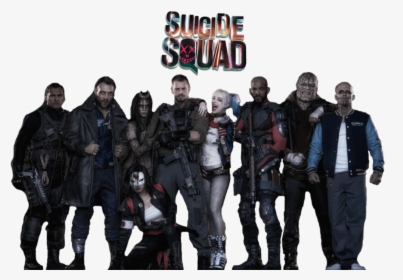 Suicide Squad Group - Esquadrão Suicida Png, Transparent Png, Free Download
