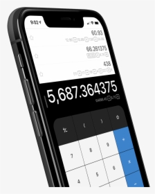 Calculator Iphone Screen Png, Transparent Png, Free Download