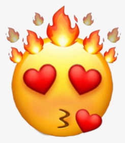 #sexy #love #emoji #heart #hearteyes #fire #freetouse - Fire Emoji Png, Transparent Png, Free Download