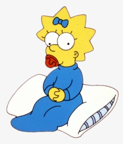 Cartoon Characters Simpsons Png - Maggie Simpson Transparent, Png Download, Free Download