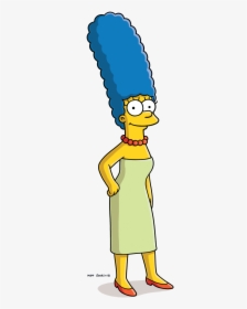 Simpsons Transparent Neon - Mom From The Simpsons, HD Png Download, Free Download