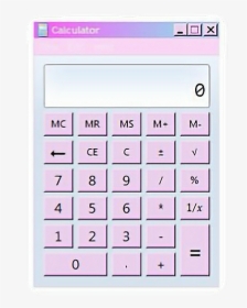 Window Pc Computer Cyber - Aesthetic Calculator Png, Transparent Png, Free Download