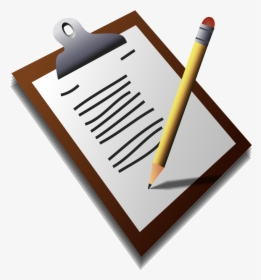 Clipboard And Pencil Png, Transparent Png, Free Download