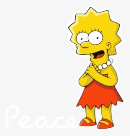 Figure Lisa Simpson Sticker- - Sister From The Simpsons, HD Png Download, Free Download