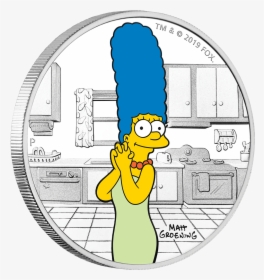 Iktuv219891 1 - 2019 Silver Marge Simpson Coin, HD Png Download, Free Download