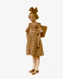 Transparent Vintage Girl Png - Little Girl Png, Png Download, Free Download
