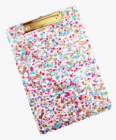 Packed Party Confetti Clipboard Office - Packed Party Confetti Clipboard, HD Png Download, Free Download