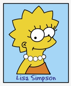 Simpsons Lisa Logo Png Transparent - Simpsons Black And White, Png Download, Free Download