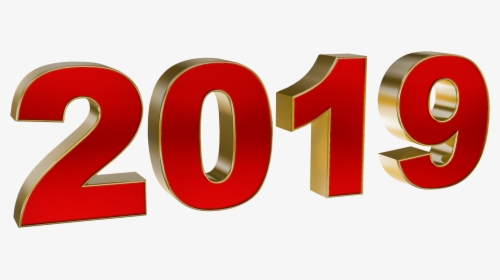 Clip Art Image - New Year 2019 Png, Transparent Png, Free Download