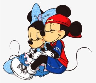 Cuddle Clipart Mickey Minnie - Cool Mickey And Minnie, HD Png Download, Free Download