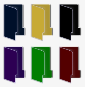 Geek Folder Icon Color Color Folder Icons 555px - Windows 10 Free Folder Icons, HD Png Download, Free Download