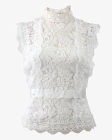 White Lace Blouse, HD Png Download, Free Download