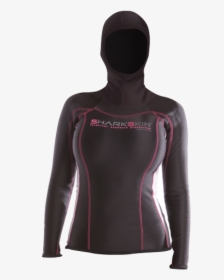 Chillproof Womens Long Sleeve With Hood - Sharkskin Chillproof, HD Png Download, Free Download