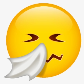Sneezing Emoji Png, Transparent Png, Free Download