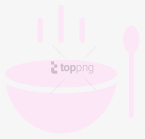 Food Bowl Png Pink - Circle, Transparent Png, Free Download