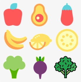 Fruit And Vegetable Food And Food Icons Icon - Food Icons Png, Transparent Png, Free Download