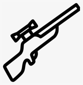 Sniper Rifle - Sniper Rifle Icon Png, Transparent Png, Free Download