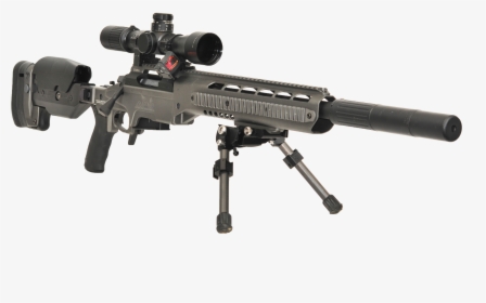 Spr-308k1 Quartering Front Shot, Bipod & - Assault Rifle, HD Png Download, Free Download