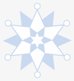 Winter Snowflake Pattern - Rectangular Flag Of Nepal, HD Png Download, Free Download