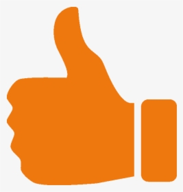 Thumbs Up Orange Icon Png, Transparent Png, Free Download