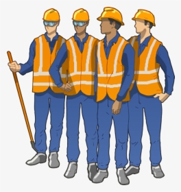 We Also Ensure That Emergency Numbers Are Displayed - Blue Collar Workers Cartoon, HD Png Download, Free Download