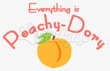 Everything Is Peachy-dory Pro Vinyl Decal - Illustration, HD Png Download, Free Download