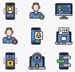 Social Media - Cartoon, HD Png Download, Free Download