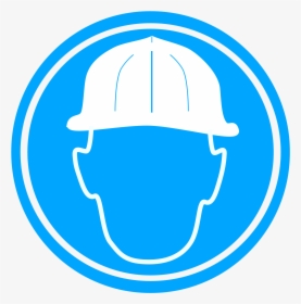 Hard Hat Sign Clip Arts - Blue Hard Hat Icon, HD Png Download, Free Download
