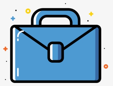 Briefcase Bag Icon - Colorful Office Icon, HD Png Download, Free Download