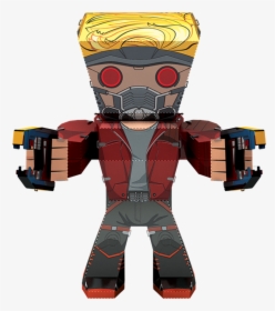 Metal Earth Guardians Of The Galaxy - Star-lord, HD Png Download, Free Download
