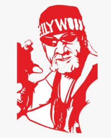 Hulk Hogan Silhouette - Hulk Hogan Logo Transparent, HD Png Download, Free Download