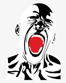 Stencil - Scream Illustration, HD Png Download, Free Download