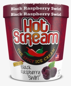 Black Raspberry Swirl Ice Cream - Spicy Ice Cream, HD Png Download, Free Download
